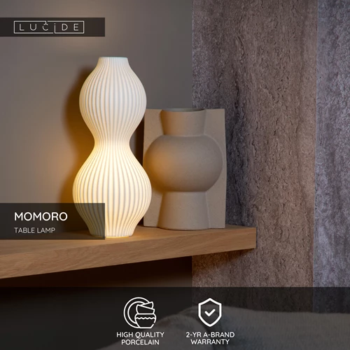 Lucide MOMORO - Table lamp - 1xE14 - White - USP